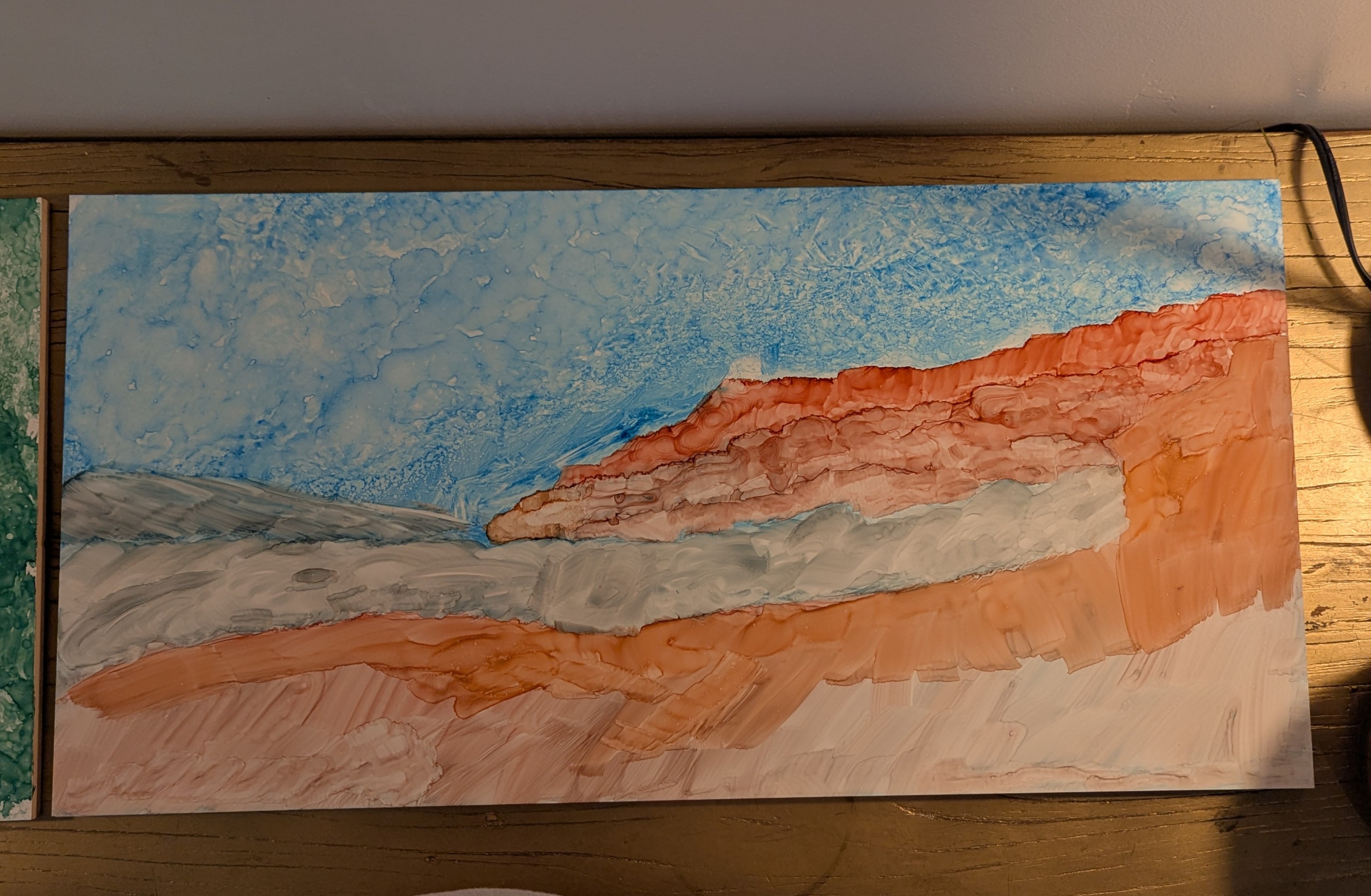 Paradise Rim overlook to Tuacahn WIP
